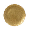 Piatto decorativo Decoris in plastica effetto percussion ã˜33 cm oro