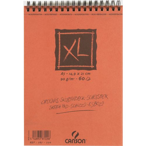 Spiraalblok canson 787220 a5 blanco rood