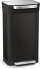 Joseph joseph - titan prullenbak 30 liter - roestvast staal - zwart