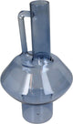 Hd collection vaas glas blauw 12,7x12,7x21,5cm