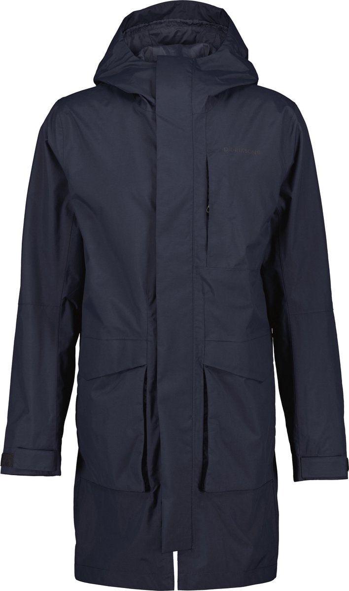 Giacca outdoor da uomo Didriksons andreas usx park 2 - blu notte scuro