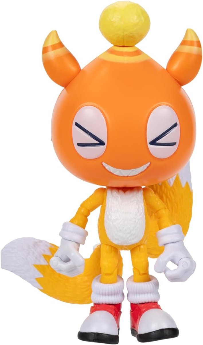 Jakks Sonic Movie, action figure di Sonic the Hedgehog, 13 cm con 1 coda