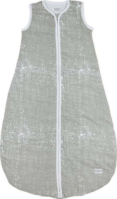 Meyco baby finelines saco de dormir de verano para bebé redondo - gris - 110cm - 0,5 tog