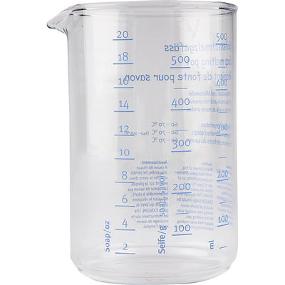 Molde para derretir jabón de vidrio, 500 ml, 1 pieza