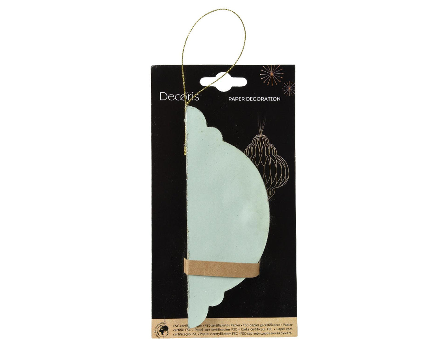 Kaemingk ui papier fsc 100%dia11.25cm x h.15cm | 6 stuks