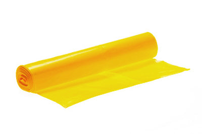 Bolsa de basura Powersterko HDPE 70x110 cm Sterko amarillo 30 my (15 rollos)