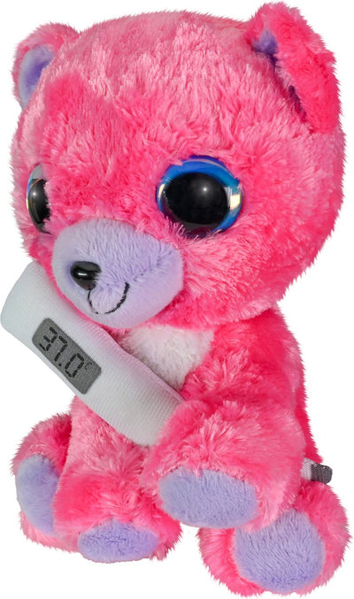 Lumo stars lumo get well oso rosa con termómetro - clásico - 15cm