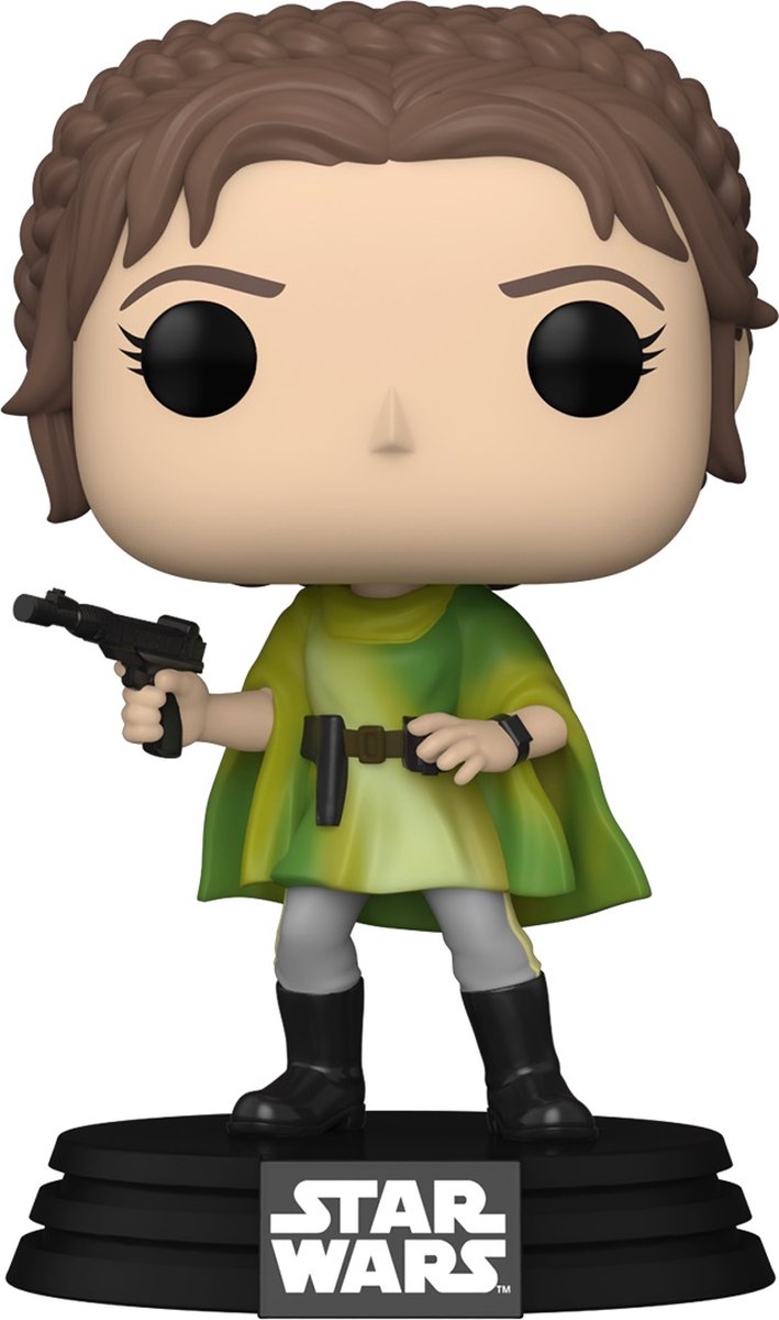 Funko star wars verzamelfiguur return of the jedi 40th anniversary pop! bobble-head leia 9 cm multicolours