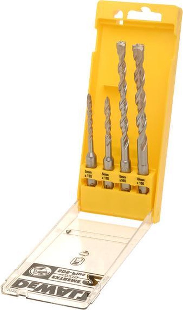 Dewalt dt9700 juego de brocas sds-plus extreme 2™ 4 piezas