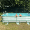 Essence | groen wit opzet zwembad 400x200x100 cm incl. accessoires