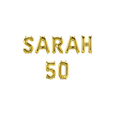 Paperdreams folie ballon slinger - sarah 50