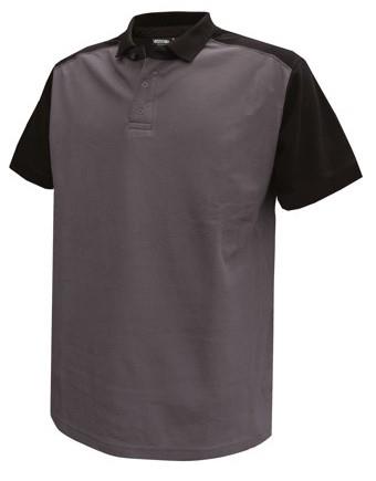Polo Dassy Cesar cotone grigio nero l
