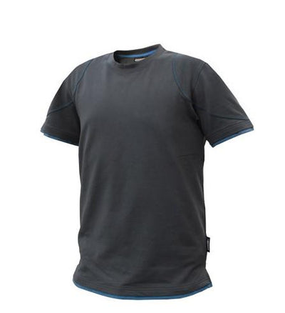 Camiseta Dassy gris cinético azul celeste 4xl