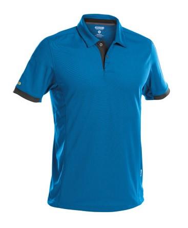 Dassy polo traxion azzurro blu grigio xs