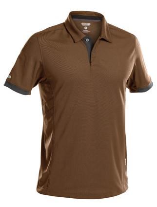 Dassy polo traxion bruin grijs m
