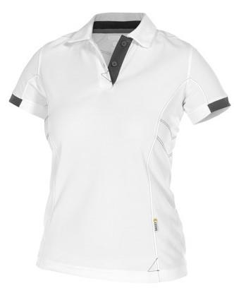 Dassy polo traxion women white gray xs