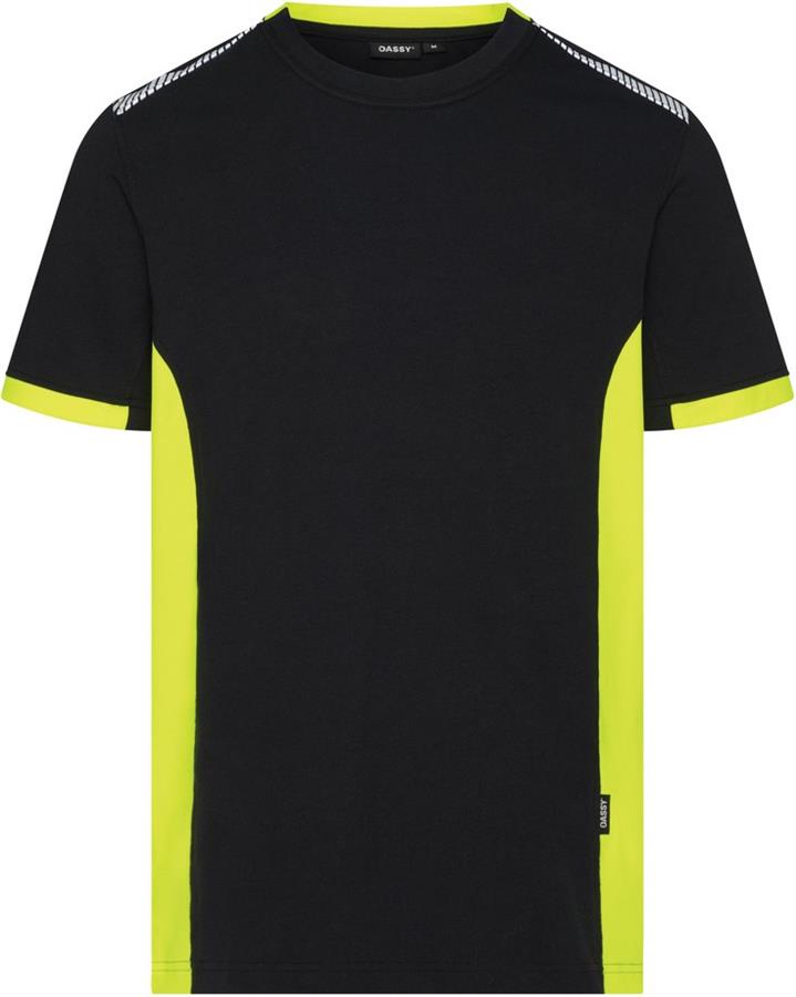 Polo Dassy veracruz blu notte giallo fluo s