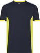 T-shirt Dassy tampico blu notte giallo fluorescente xxl