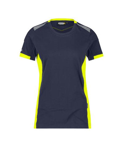 Dassy camiseta tampico mujer azul noche amarillo fluorescente xl