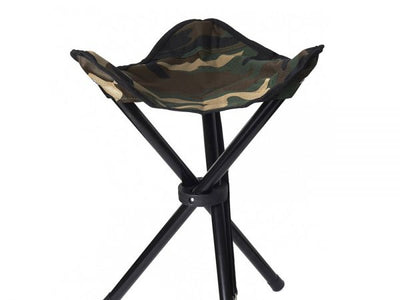 Sgabello pieghevole con attrezzatura stealth in stealth con 3 gambe