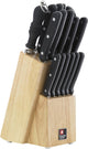 Richardson Sheffield - set coltelli da cucina - incluso ceppo coltelli - 15 pezzi - in confezione regalo