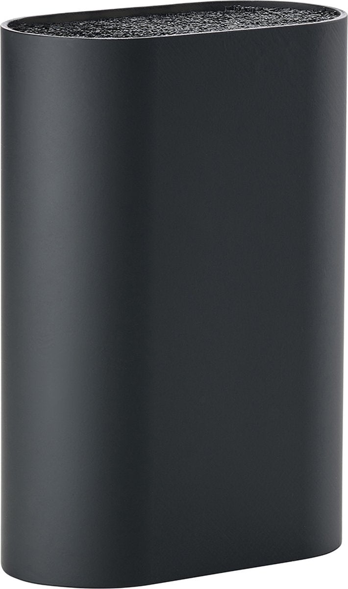 Ceppo portacoltelli Zone Denmark per single - portacoltelli - universale - 17 x 9 cm nero - plastica - cucina - cucina - accessori coltelli da cucina - ovale