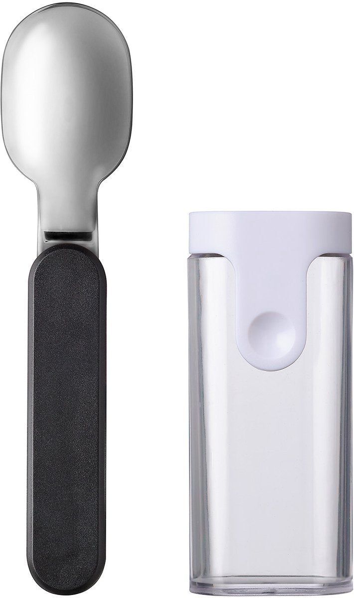 Mepal - cuchara plegable elipse nordic negro