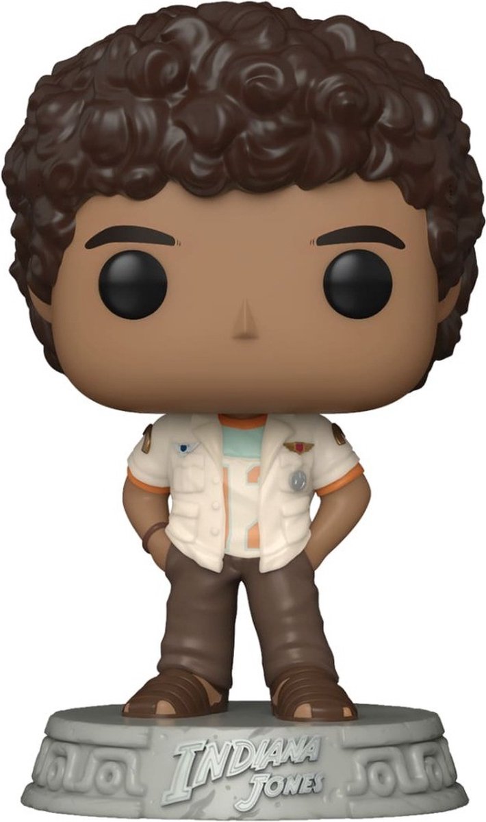 Funko indiana jones - indiana jones 5 pop! Figura de coleccionista de películas Teddy Kumar de 9 cm - multicolores