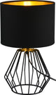 Rl live your light reality chuck - lampada da tavolo - nera - escl. 1x e14 3,5 w - interruttore a cavo