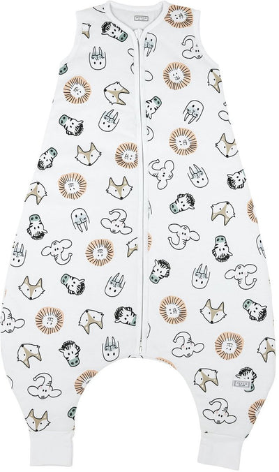 Meyco baby animal baby winter sleep overall jumper - multicolour - 92cm - 2.0 tog