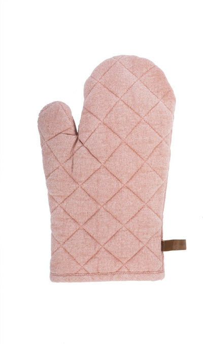 Tiseco manopla para horno myrna 18x28cm, rosa