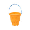Castle Bucket con maniglia Blu assorbita, verde, rosso e arancione