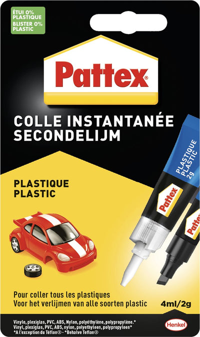 Pattex 1002444 - superpegamento para plásticos | 12 piezas