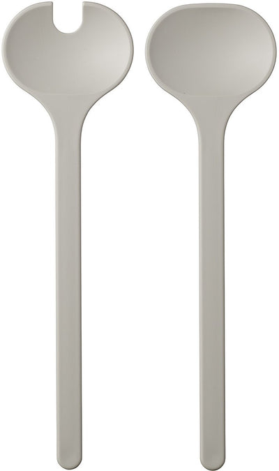 Posate da insalata Mepal silueta - 2 pezzi - posate da insalata - bianco nordico