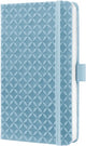 Sigel - quaderno - jolie flair - a5 - copertina rigida - 174 pagine - riga - carta da 80 grammi - azzurro - si-jn119