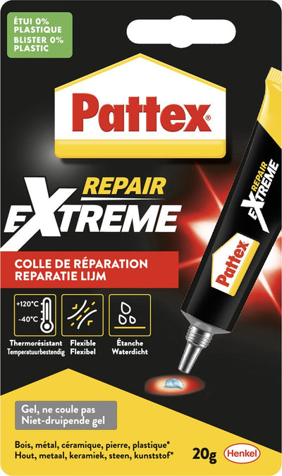Pattex 1002222 - 100% repair gel 20g | 6 pieces