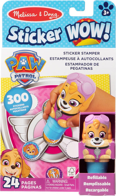 Melissa Doug – adesivo wow! - pattuglia delle zampe - skye
