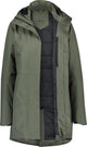 Agu clean winter regenjas urban outdoor dames - groen - l