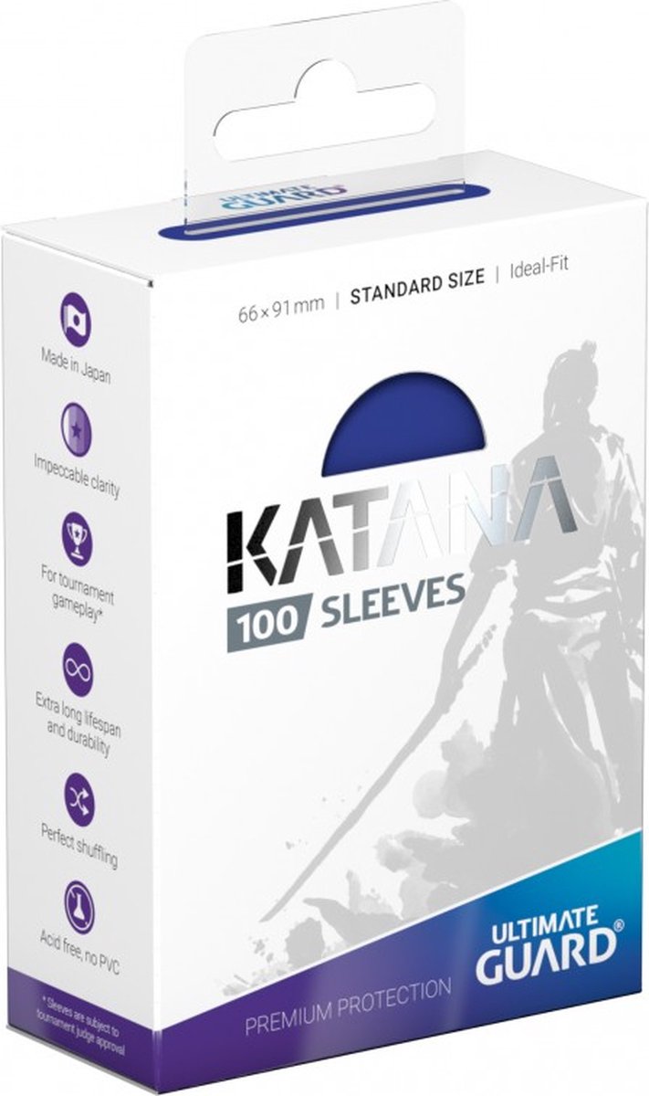 Maniche per katana Ultimate Guard misura standard (100) - blu