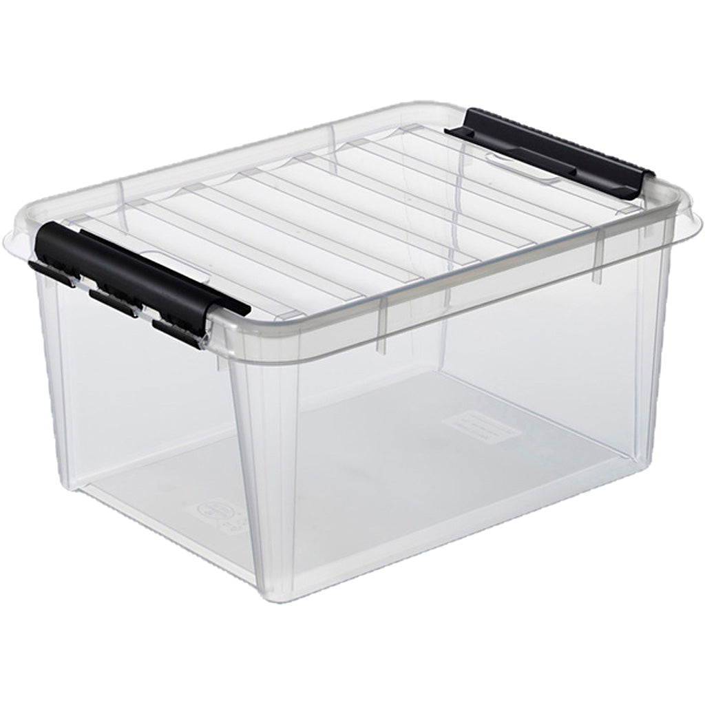 Scatola portaoggetti con coperchio, dimensioni 50x39x26 cm, 32 l, 1 pezzo