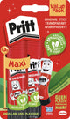 Confezione risparmio di colla stick Pritt 2x43 grammi | colla stick adesiva | Colla stick per ufficio scolastico | Colla stick facile da usare ed ecologica.
