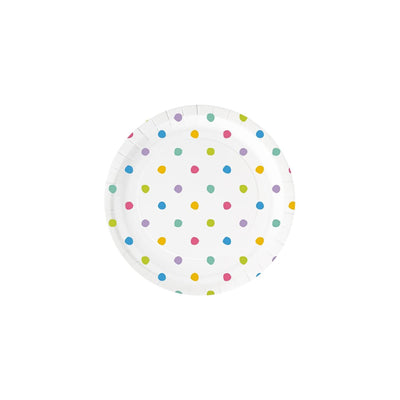 Platos Paperdreams - party dots 6 piezas