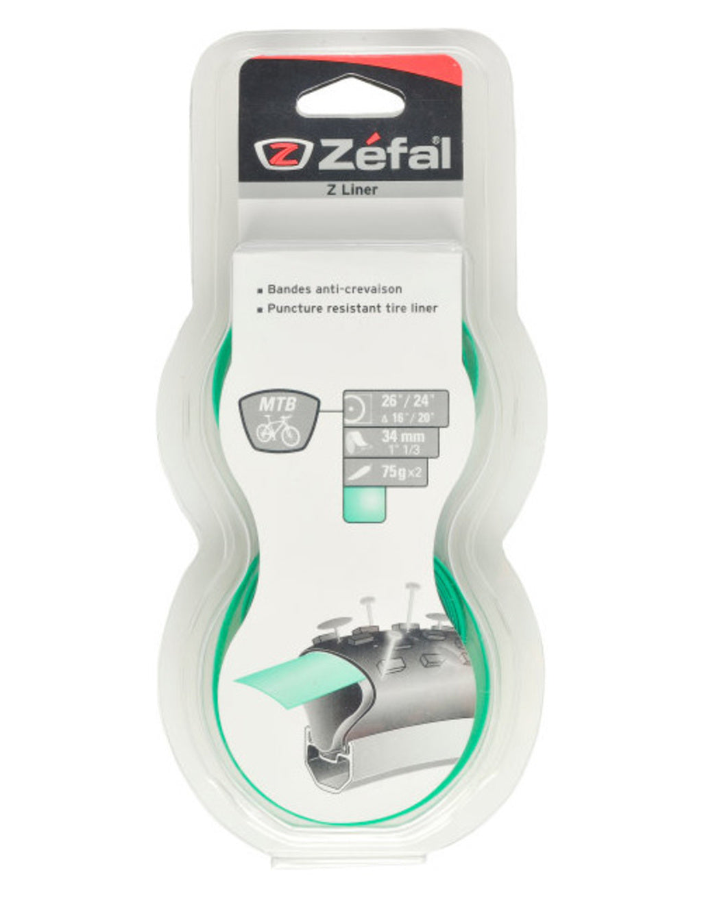 Tape Antilek Zef Z Liner 19 mm Gry Set A 2