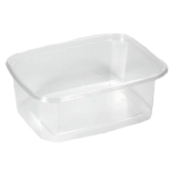 Saladebak ps 200cc rechthoek (50 stuks van 10,8x 8,2x 3,9 cm)