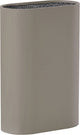 Ceppo portacoltelli Zone Denmark per single - portacoltelli - universale - 17 x 9 x 24 cm - tortora - plastica - cucina - accessori per coltelli da cucina - ovale