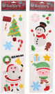 Gel raamstickers kerst