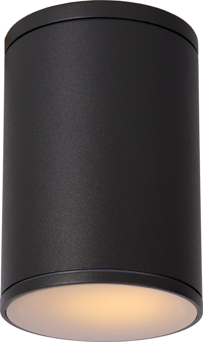 Lucide tubix - faretto da soffitto (lampada da soffitto) interno esterno - ø 10,8 cm - 1xe27 - ip54 - antracite