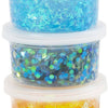Creativ company sequin clay blauw groen - 6x60gr.