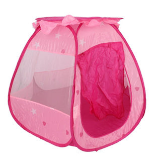 Tenda da gioco con 100 palline rosa