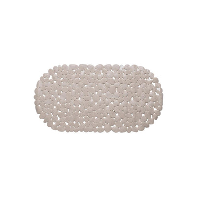 Wicotex bath mat anti-slip stones 68x35cm taupe